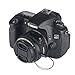 waka Camera Lens Cap, [3 Pack] 49mm Snap-On Lens Cap, Camera Lens Protection Cover with Lens Cap Keeper & Microfiber Cleaning Cloth for Nikon, Canon, Sony & Other DSLR Cameras