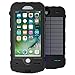 SnowLizard SLXtreme iPhone 7 Case. Solar Powered, Rugged and Waterproof with a built in Battery - Night Black