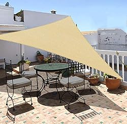 Garden EXPERT 16'x16'x23' Sun Shade Sail Sand Right