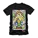 Nintendo The Legend of Zelda: The Wind Waker Regal Stained Glass Black T-shirt