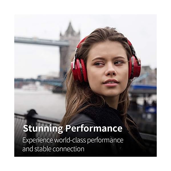 COWIN-E7-Active-Noise-Cancelling-Bluetooth-Headphones-with-Microphone-Hi-Fi-Deep-Bass-Wireless-Headphones-Over-Ear-Comfortable-Protein-Earpads-30-Hours-Playtime-for-Travel-Work-TV-Computer-Deepred COWIN E7 Active Noise Cancelling Bluetooth Headphones with Microphone Hi-Fi Deep Bass Wireless Headphones Over Ear…