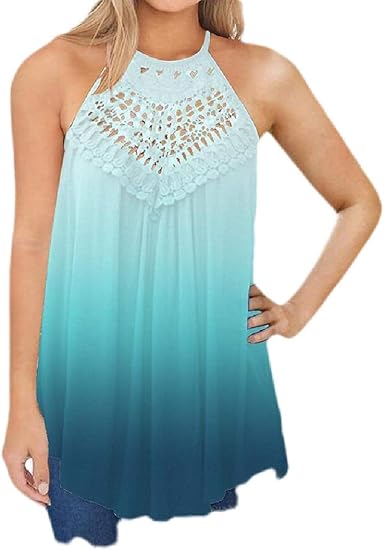 halter neck flowy top