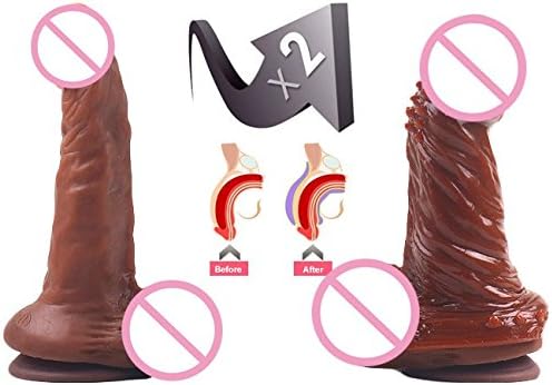 Janxon (TM) Super Soft Thick Silicone Pe nis Sleeve Pe nis Extension Extender Con dom Strethcy Dil do Co ck Ring Se x Toys for Men[brown]
