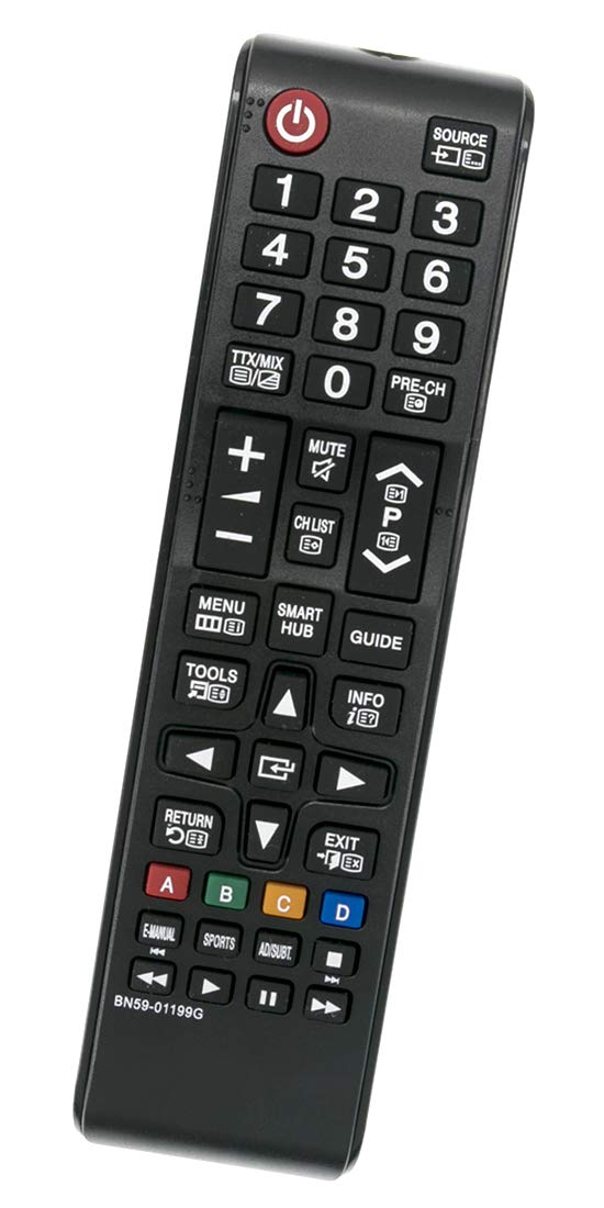 ALLIMITY BN59-01199G Remote Control Replacement for Samsung 3D TV UE65JU6050U UE65JU6000U UE55JU6050U UE48JU6075 UE48JU6050U UE48JU6000 UE48J5205AK UE48J5200AU UE43JU6070U