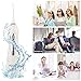 Wuuynn Cordless Water Flosser, Professional Rechargable Dental Water Pick Teeth Cleaner, IPX7 Waterproof Portable Oral Irrigator With 4 Jet Tips, Travel and Home Use