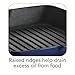 Tramontina Bestow Enameled Cast Iron Grill Pan with Press, 11-inch, Blue