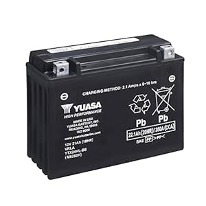 YUASA YTX24HL-BS-Batteria Combipack, elettroliti)