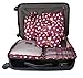 7 Set Travel Packing Organizer,Waterproof Mesh Durable Luggage Travel Cubes,1 Shoe Bag (wine flower)