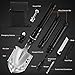 DONGKER Folding Shovel Military Survival Shovel Multifunction Camping Shovel Compact Backpacking Shovel for Hunting, Camping, Hiking, Fishing, Gardening and Emergency