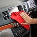 Utopia Towels Shop Towel (12x14 Inch) – Ultra Soft, Multi-Purpose & Reusable Cleaning Towel for Garage, Bar, Auto & Home Cleaning (Red, 100 Pack)