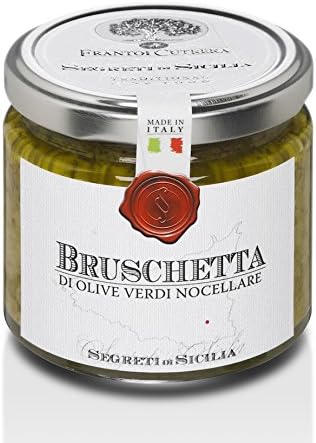 Green olives tapenade from Sicily - 6.70 oz
