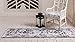 Unique Loom Sofia Collection Traditional Vintage Black Runner Rug (2' x 7')