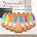 Diffuserlove 550ML Three-Sided Lamps Diffuser Ultrasonic Cool Mist Humidifier Essential Oil Diffuser, 7 Color LED Lights, Waterless Auto Shut-Off for Home Bedroom Yoga Office Kitchen