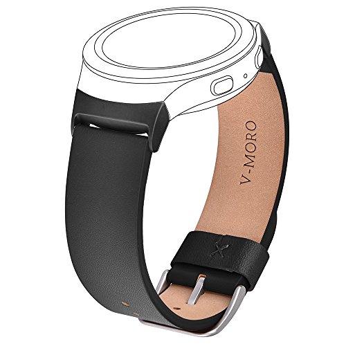 Gear s2 band - v-moro soft leather strap replacement ba…