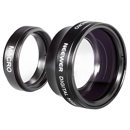 NEEWER 37MM High Definition Professional Photography Camera Lens Wide Angle / 0.45X Macro