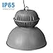 LE 185W High Bay LED Light Fixture with Anti-glare Reflector, Relacement for 400W MH Bulb, 17300lm, Waterproof, Round Dome, Daylight White, Industrial Lighting for Shop, Garage, Gym, Barn and More