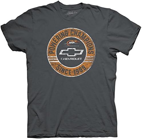 Dale Earnhardt Jr-JR Motorsports T-Shirt Collection-Powering Champions Since 1999-Charcoal Gray-Medium