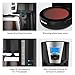 BESTEK 12-Cup Coffee Maker - Digital Programmable, Automatic Drip with Carafe