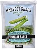 Harvest Snaps Snapea Crisps Wasabi - Pack of 3, 3.3 Oz. Ea.