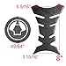 Anzio Carbon Fiber Pattern Tank vs Gas Cap Decoration Sticker Decal Pad Set for Kawasaki Ninja 300 EX250R Z750 ZX6R Z1000