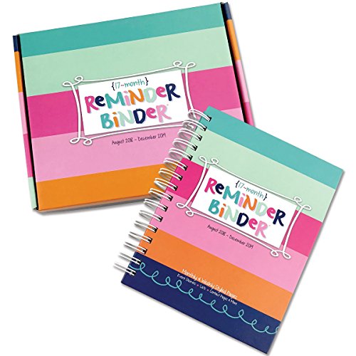 2018-2019 (17-Month) Planner with Weekly & Monthly Horizontal Layout, 6.5