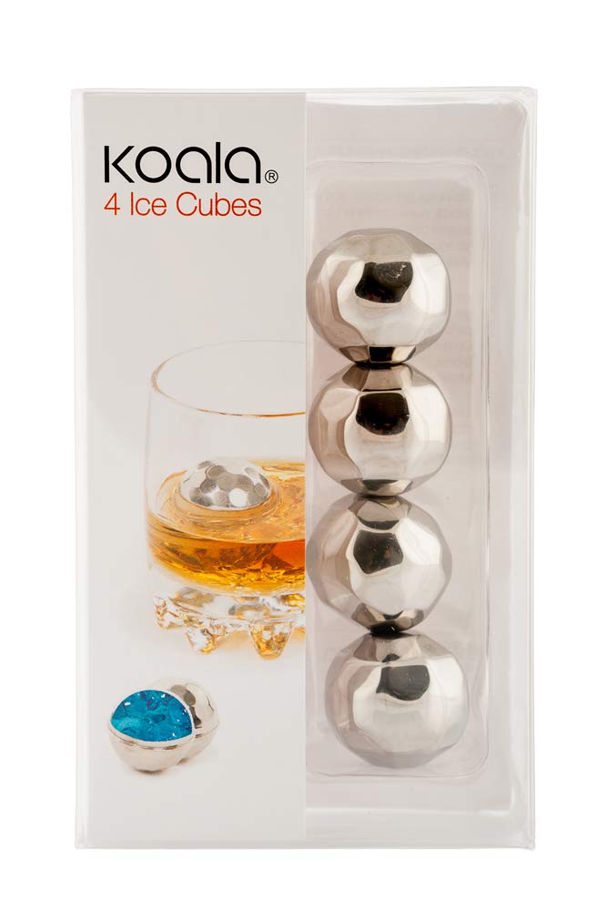 Koala Internacional Hosteleria 6631II03 Steel Beverage 4 Stainless Steel Balls. Gel Cooler, 18/10
