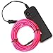 ZITRADES EL Wire Kit Battery Pack 15ft Neon Light Strip Illumination Neon Tube Rope Lights for DIY, Festival, Burning Man, Electric Forest, Party Decoration, Halloween, Christmas(Pink)