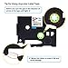 Anycolor 6 Pack Compatible with Brother P Touch 12mm 0.47 Inch Laminated TZ Label Maker Tape TZe TZ Label Tape for Brother Ptouch PT-D220 PT-D210 PT-H110 D410 D600, White/Silver/Red/Blue/Yellow/Green