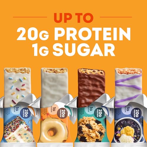 ONE PROTEIN BARS, CHOCOLATE ALMOND BLISS, GLUTEN FREE WITH 20G PROTEIN AND 1G SUGAR, PANTRY STAPLES, 2.12 OZ (12 PACK), PACKAGING MAY VARY