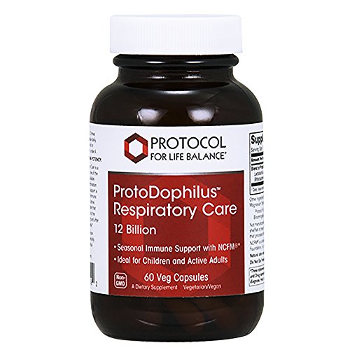 Protocol For Life Balance - ProtoDophilus™ Respiratory Care 12 Billion - Seasonal Immune Support with NCFM, Ideal for Children and Active Adults - 60 Veg Capsules - Thumbnail 3