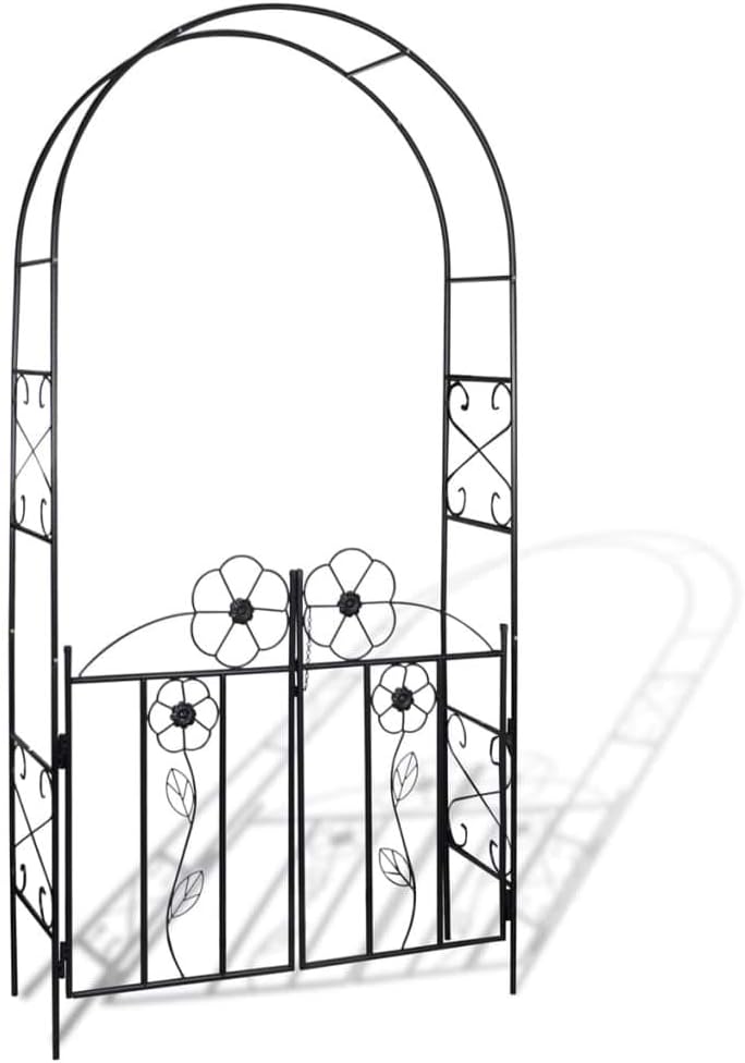 vidaXL Rosenbogen Rankgitter Rosensäule Spalier Pergola Gartenbogen Torbogen