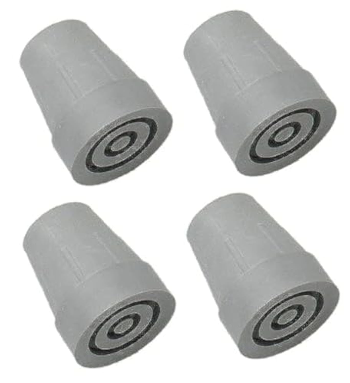 4 x 22mm Rubber Ferrules For Walking Sticks, Canes or Crutches
