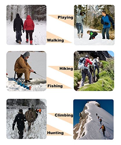 image for Walk Traction Ice Cleat Spikes Crampons,18Teeth,True Stainless Steel S