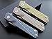 Eafengrow EF216 Tactical Folding Knives with Titanium Alloy Handle EDC Tool Survival Pocket Knives (gold)