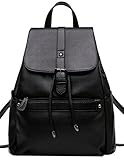 Coofit Women's Fashion Travel Bag Leather College Backpack Shoulder Bag