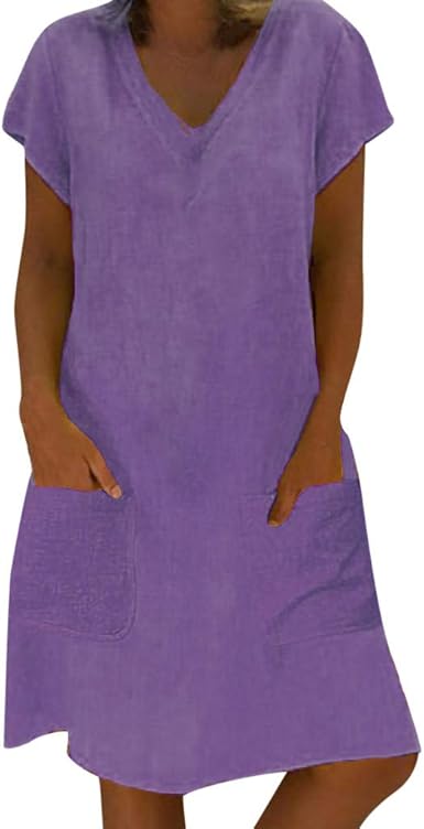 lavender t shirt dress