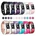 Humenn Bands Compatible for Fitbit Charge 2, Classic Replacement Accessory Wristband for Fitbit Charge 2 HR, 12-Pack Small