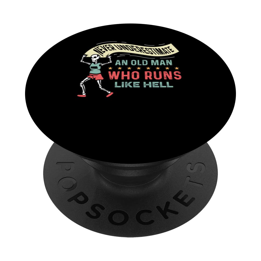 Runs Like Hell Marathoner PopSockets Swappable PopGrip