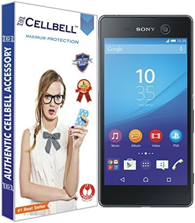 CELLBELLShatterproof, Glossy-Finish Screen Protector for Sony Xperia M5 - Transparent