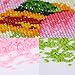 4 Pack Christmas 5D DIY Diamond Painting Full Drill Round, Picture Include Snowflower Christmas Deer Santa Claus Tree of Crystals for Festival Home Wall Decor (Christmas)