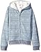 Dream Star Girls' Printed Fleece Jacket with Sherpa Lining
