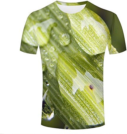 Survivcorner Fun 3D Printed Novelty Graphic Tees Shirt Raindrops In The Sun Couple Tees Top