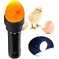 YEmirth Egg Candler, Egg Candler Tester 9 Lamp Cool Light Easy to Operate, Durable Safe Egg Lamp Incubator with Lanyard for Schools Laboratories Breeding Stations