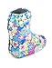 My Recovers Walking Boot Cover for Fracture Boot, Fashion Cover in Blue Flowers, Short Boot, Made in USA, Orthopedic Products Accessories (Large)