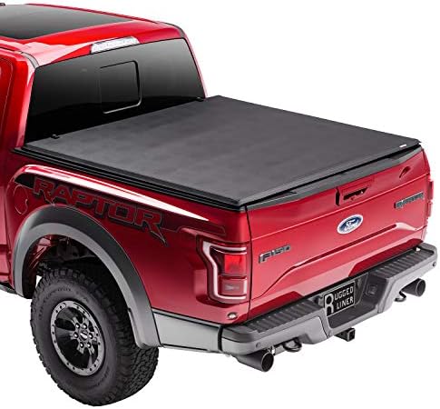 Amazon Com Rugged Liner Premium Soft Folding Truck Bed Tonneau Cover Fcf6517 Fits 2017 2021 Ford Super Duty 6 10 Bed 81 9 Automotive