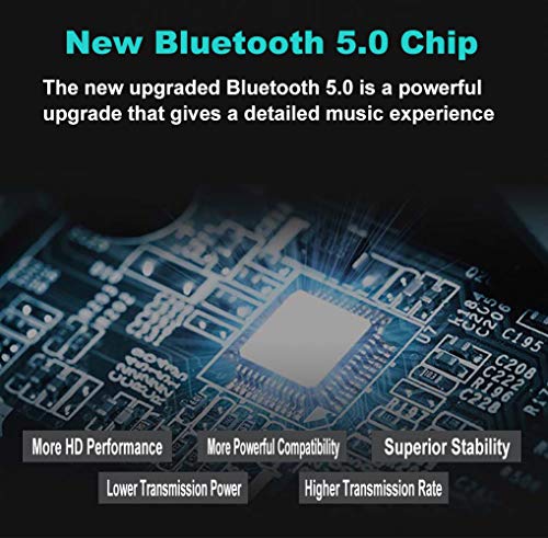 OYEALEX Bluetooth Headphones Over Ear,Cell Phones/TV 120 Hours Standby time Wireless High Fidelity Stereo Over-Ear Headphones (Blue)