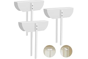 Metal Bifold Door Lock, TAMIDN Closet Protection Child and Cats&Dogs Proof Cabinet Locks, Installation-Free