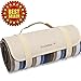 scuddles Picnic Blankets Dual Layers Picnic Blanket Outdoor Water-Resistant Handy Mat Tote Spring Summer Camping Blanket Great for The Beach