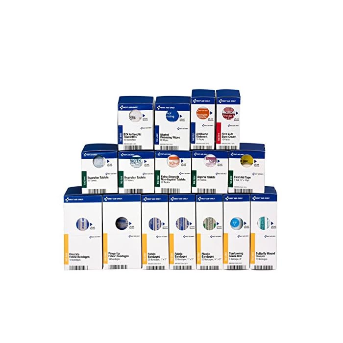 First Aid Only General SmartCompliance 237 Piece Refill Pack with Medications (700002)