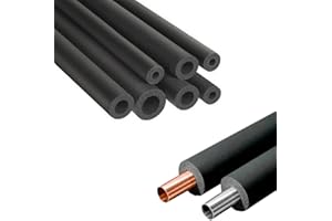 BESTUNE Pipe Insulation Foam Tube - 1/2"(13mm)ID Foam Tubing for AC Unit, Guitar Stands, Exercise Machine Handle and Roof Rack (33/64Inch ID-6FT)
